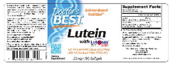 Doctor's Best Lutein with Lutemax 2020 20 mg - supplement