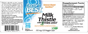 Doctor's Best Milk Thistle 150 mg With ETHIS-094 - supplement