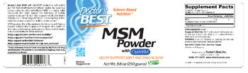 Doctor's Best MSM Powder with OptiMSM - supplement