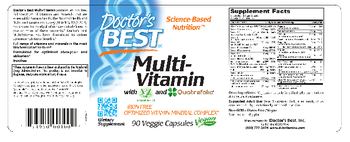 Doctor's Best Multi-Vitamin with Vitashine D3 and Quatrefolic - supplement