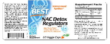 Doctor's Best NAC Detox Regulators - supplement