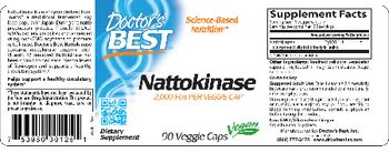 Doctor's Best Nattokinase - supplement