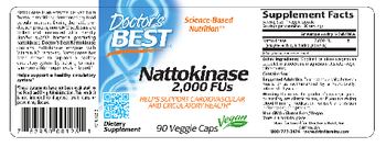 Doctor's Best Nattokinase 2,000 FUs - supplement