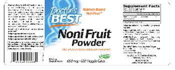 Doctor's Best Noni Fruit Powder 650 mg - supplement
