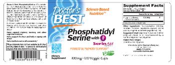 Doctor's Best PhosphatidylSerine with SerinAid 100 mg - supplement