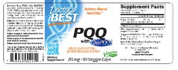 Doctor's Best PQQ with BioPQQ 20 mg - supplement