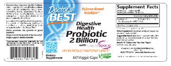 Doctor's Best Probiotic 2 Billion With LactoSpore - supplement