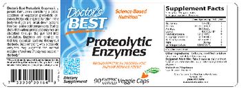Doctor's Best Proteolytic Enzymes - supplement