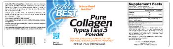 Doctor's Best Pure Collagen Types 1 and 3 Powder - supplement