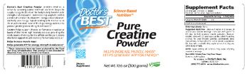 Doctor's Best Pure Creatine Powder - supplement