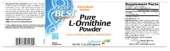 Doctor's Best Pure L-Ornithine Powder Unflavored - supplement