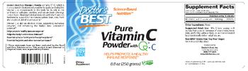 Doctor's Best Pure Vitamin C Powder With Q-C 1000 mg - supplement