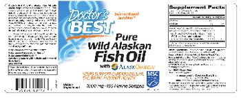 Doctor's Best Pure Wild Alaskan Fish Oil with AlaskOmega 1000 mg - supplement