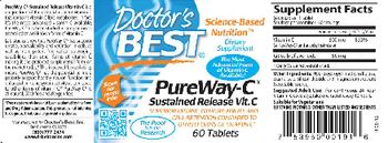 Doctor's Best PureWay-C Sustained Release Vit. C - supplement