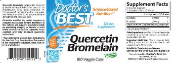 Doctor's Best Quercetin Bromelain - supplement