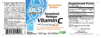 Doctor's Best Sustained Release Vitamin C with PureWay-C 500 mg - supplement