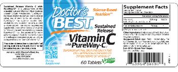 Doctor's Best Sustained Release Vitamin C With PureWay-C - supplement