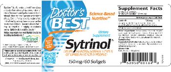 Doctor's Best Sytrinol 150 mg - supplement