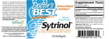 Doctor's Best Sytrinol - supplement