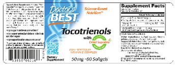 Doctor's Best Tocotrienols 50 mg - supplement
