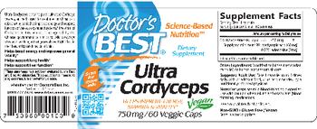 Doctor's Best Ultra Cordyceps 750 mg - supplement
