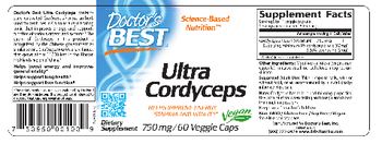 Doctor's Best Ultra Cordyceps 750 mg - supplement