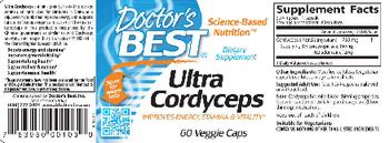 Doctor's Best Ultra Cordyceps - supplement