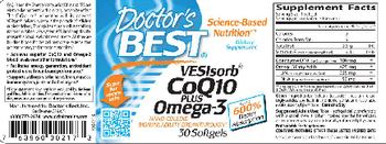 Doctor's Best VESIsorb CoQ10 Plus Omega-3 - supplement