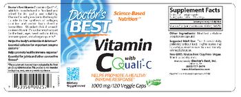 Doctor's Best Vitamin C with Quali-C 1000 mg - supplement
