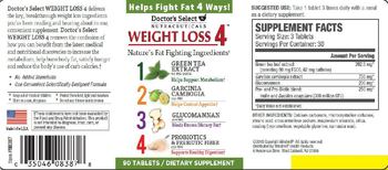 Doctor's Select Nutraceuticals Weight Loss 4 - supplement