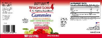 Doctor's Select Nutraceuticals Weight Loss4 Gummies Raspberry Flavor - supplement