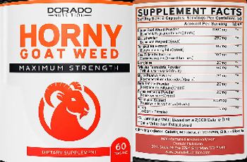 Dorado Nutrition Horny Goat Weed - supplement