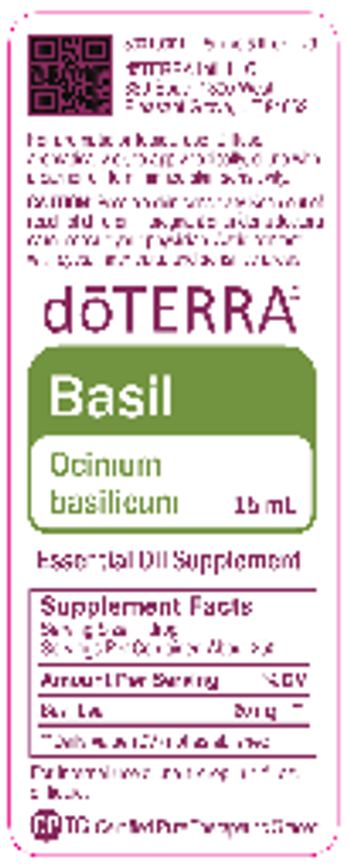 Doterra Basil - essential oil supplement