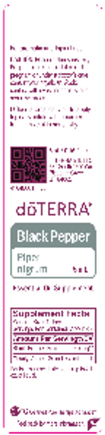 Doterra Black Pepper - essential oil supplement