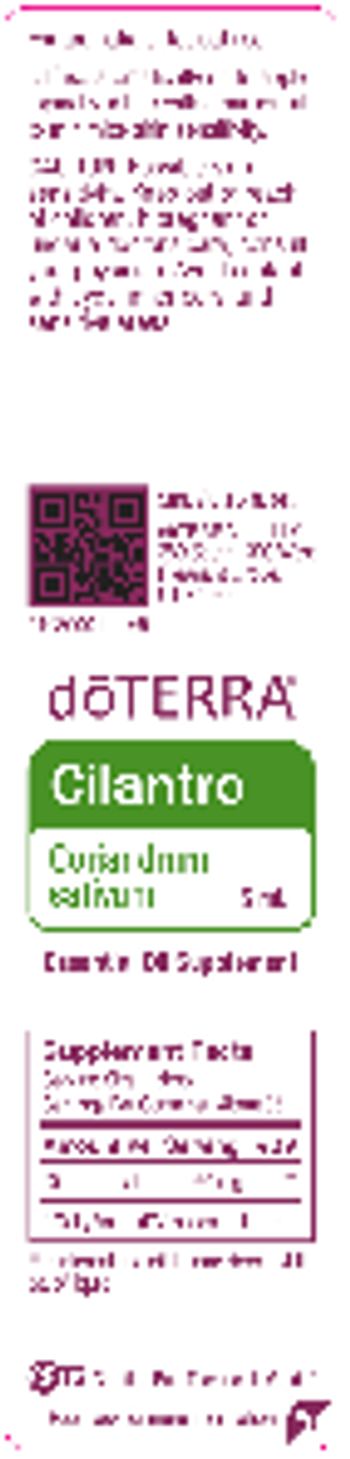 Doterra Cilantro - essential oil supplement