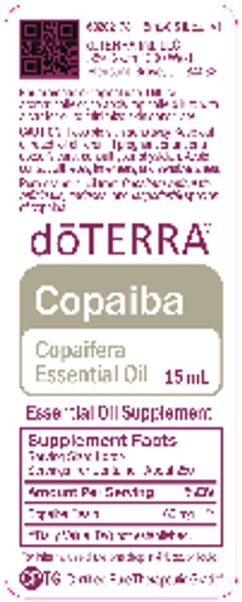 Doterra Copaiba - essential oil supplement