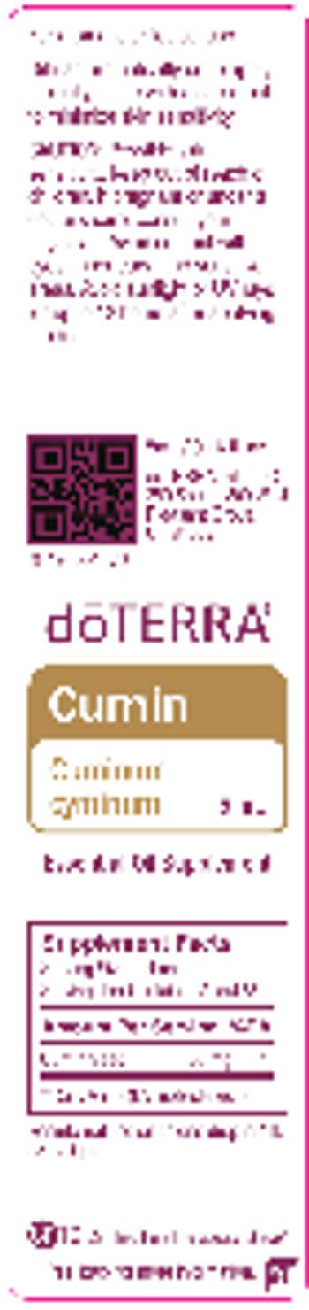 Doterra Cumin - essential oil supplement