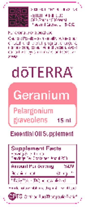 Doterra Geranium - essential oil supplement