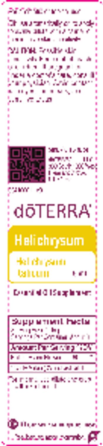 Doterra Helichrysum - essential oil supplement