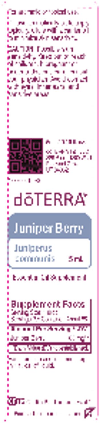 Doterra Juniper Berry - essential oil supplement