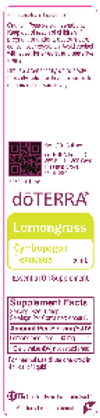 Doterra Lemongrass - essential oil supplement