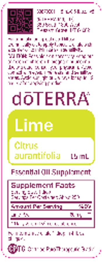 Doterra Lime - essential oil supplement