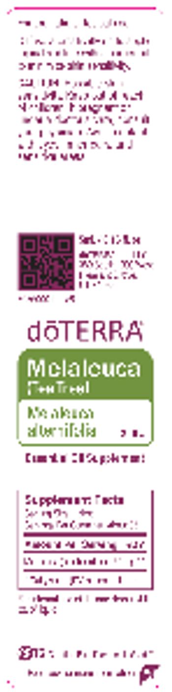 Doterra Melaleuca (Tea Tree) - essential oil supplement