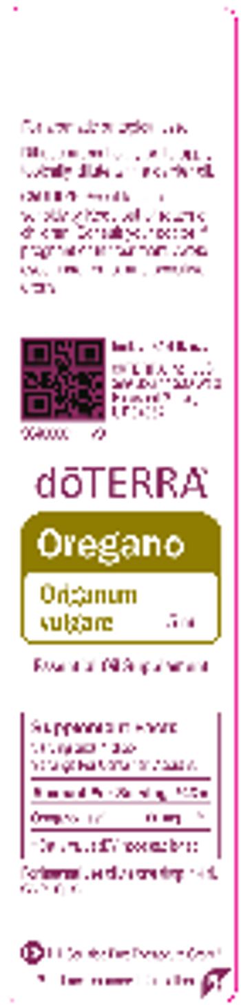 Doterra Oregano - essential oil supplement
