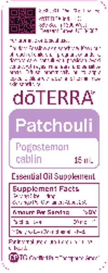 Doterra Patchouli - essential oil supplement