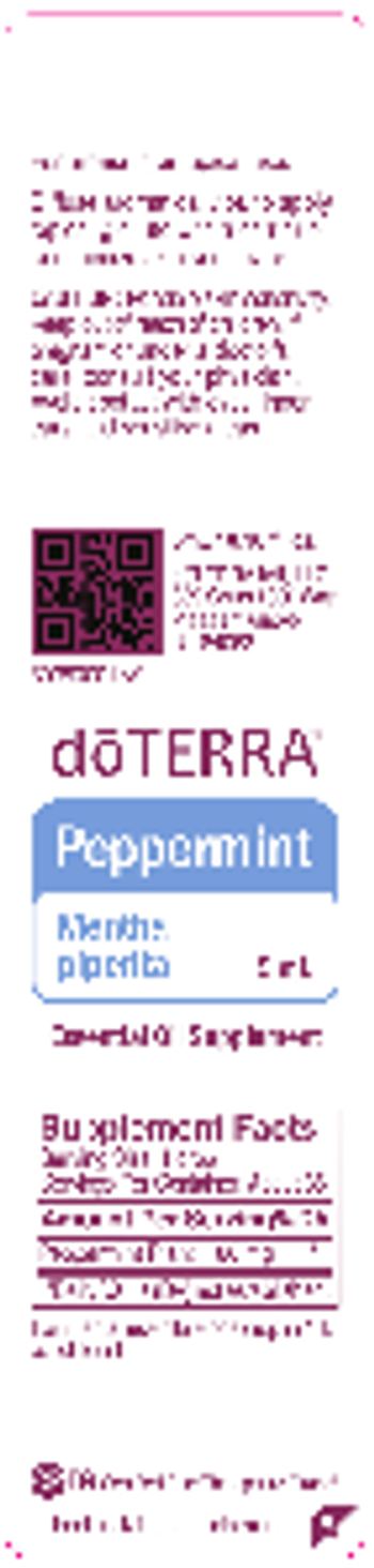 Doterra Peppermint - essential oil supplement