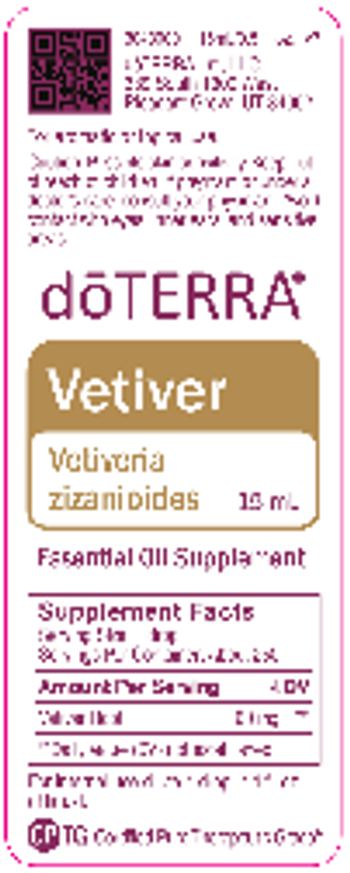 Doterra Vetiver - essential oil supplement
