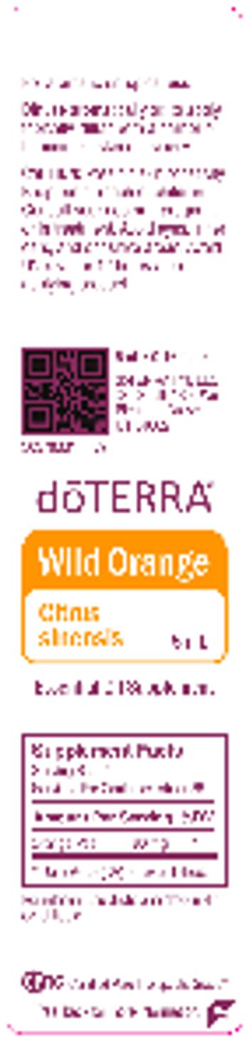 Doterra Wild Orange - essential oil supplement