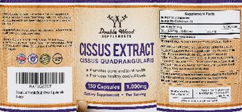 Double Wood Supplements Cissus Extract 1,000 mg - supplement