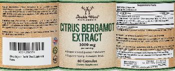 Double Wood Supplements Citrus Bergamot Extract 1000 mg - supplement